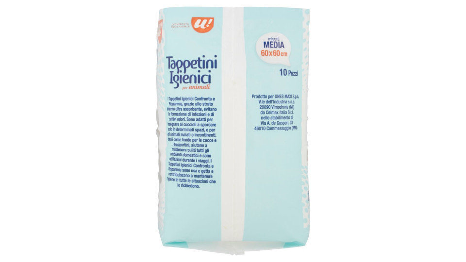 TAPPETINI IGIENICI PER ANIMALI