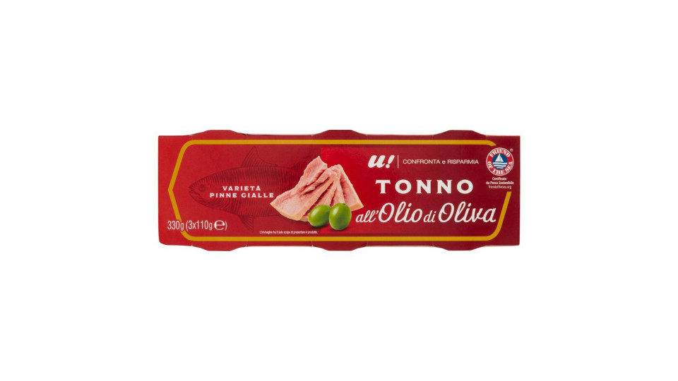 Tonno In Pezzi All'olio Di Oliva
