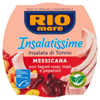 Rio mare - Insalatissime Messicana e Tonno, con Fagioli Rossi, Mais, Peperoni