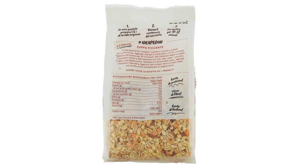 Pedon, I salvaminuti basmati avena e lenticchie