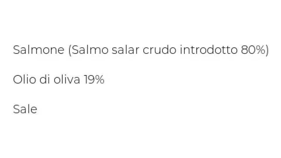 Rio mare Filetto di Salmone all'olio di oliva (19%)