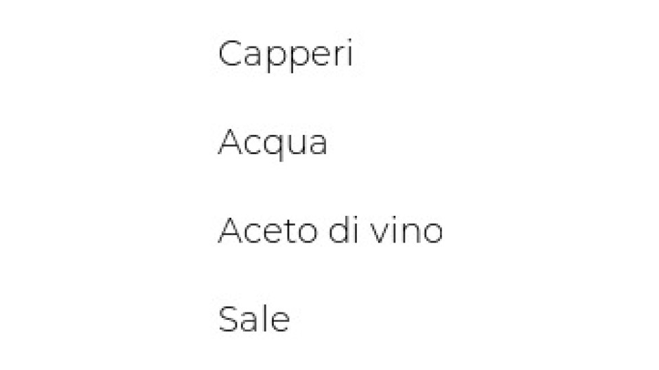 Neri, capperi medi in aceto di vino