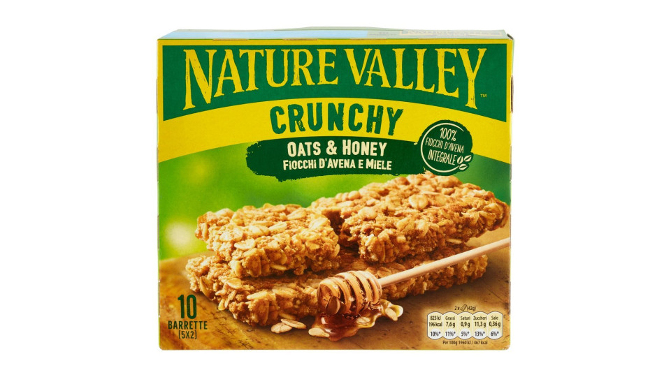 Nature Valley, Crunchy fiocchi d'avena e miele barrette