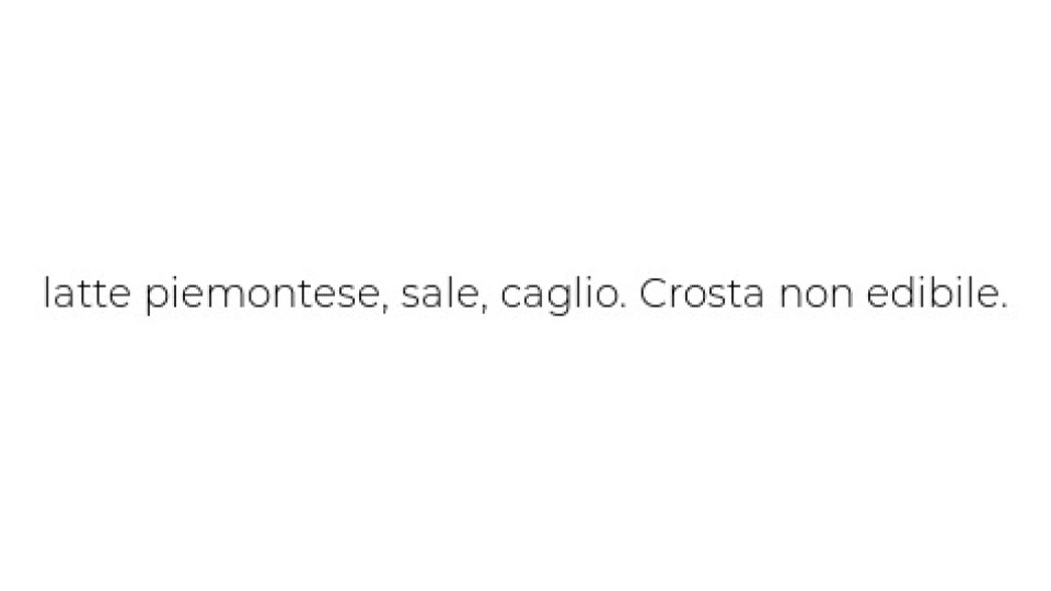 Toma piemontese DOP