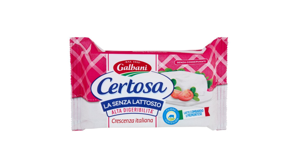 Galbani Certosa Crescenza senza conservanti