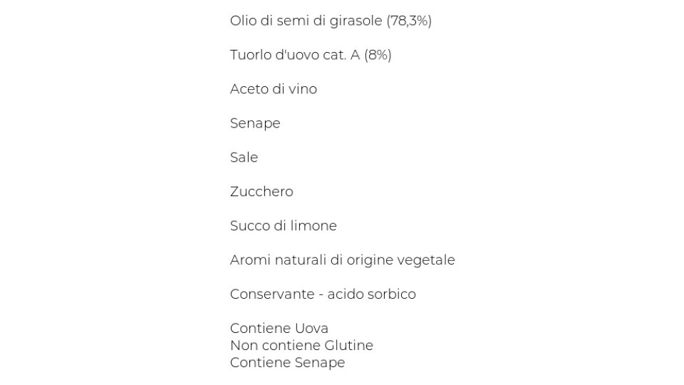 Orco, maionese