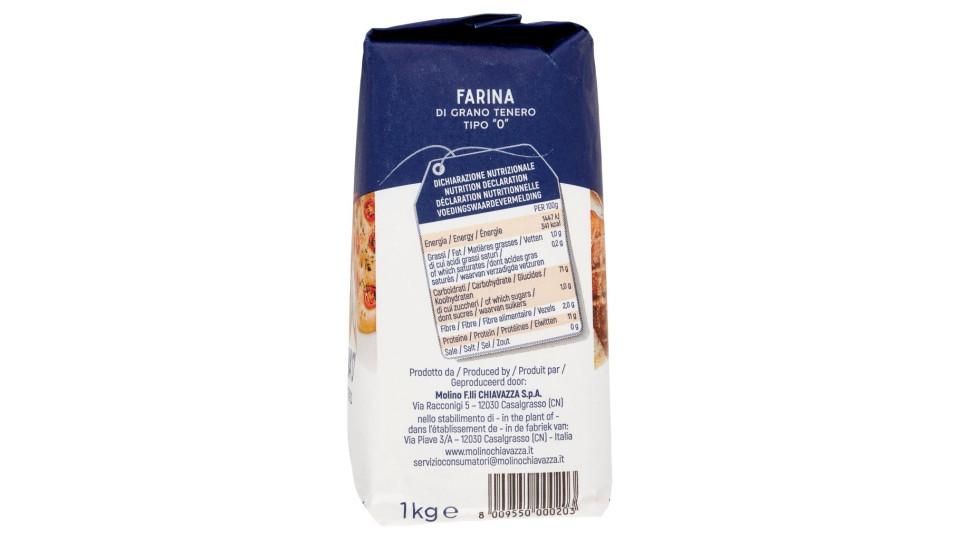 Il Molino Chiavazza, farina tipo 0 di grano tenero manitoba
