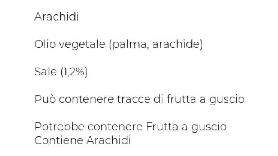 ARACHIDI DORATE SALATE U! Confronta & Risparmia