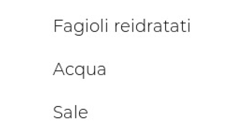 FAGIOLI BIANCHI DI SPAGNA U! Confronta & Risparmia