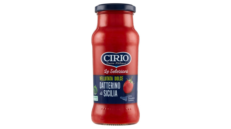 Cirio Le Selezioni Vellutata Dolce Datterino di Sicilia Biologico
