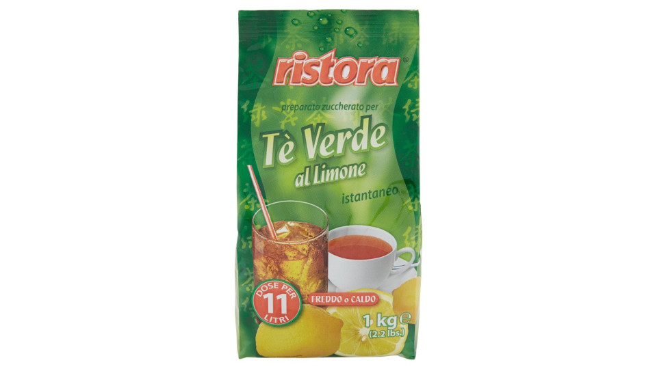 Ristora, preparato per tè verde al limone istantaneo