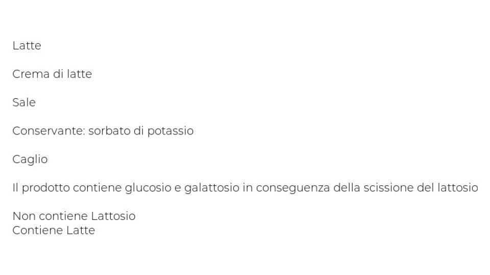 Latteria Montello Nonno Nanni Robiola senza lattosio
