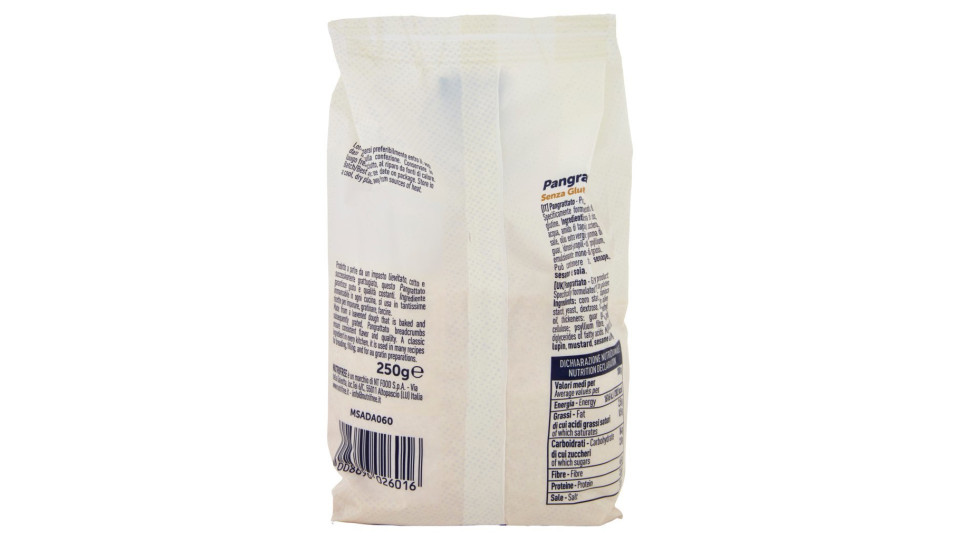 Nutrifree, pangrattato
