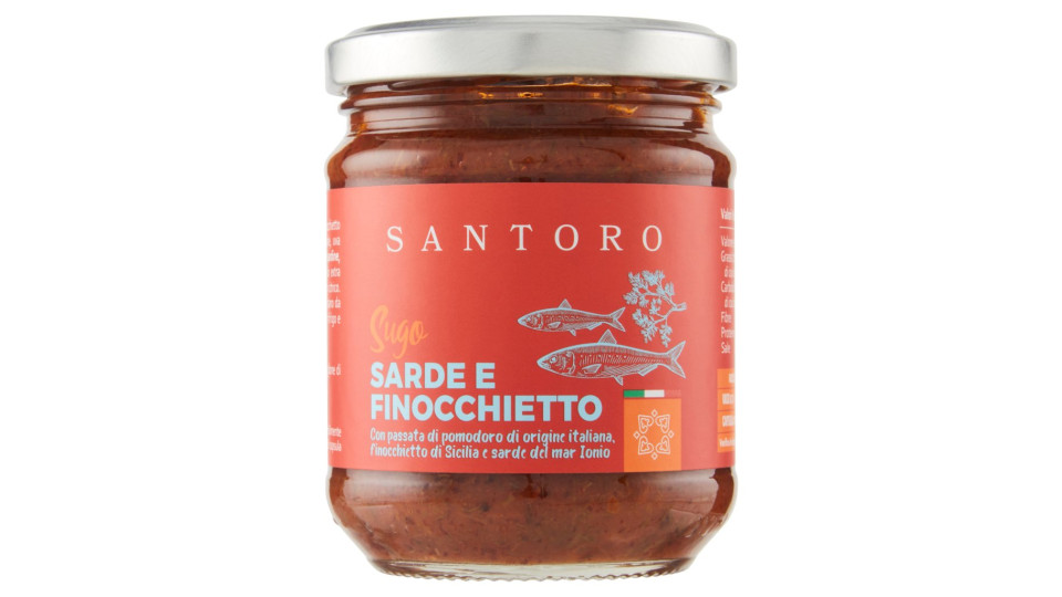SUGO con SARDE e FINOCCHIETTO Santoro