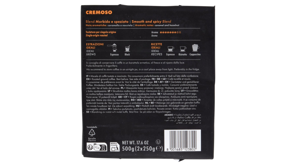 Pellini, Espresso Gusto Bar n°46 cremoso