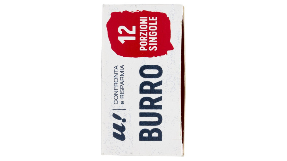Burro 12 porzioni singole U! Confronta & Risparmia