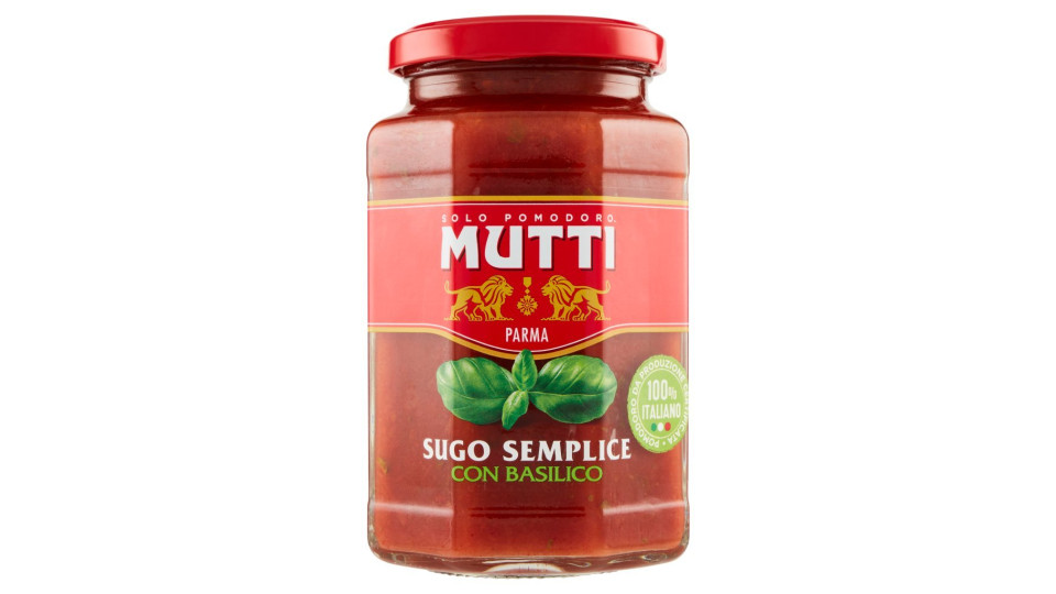 Mutti, Sugo Semplice con basilico
