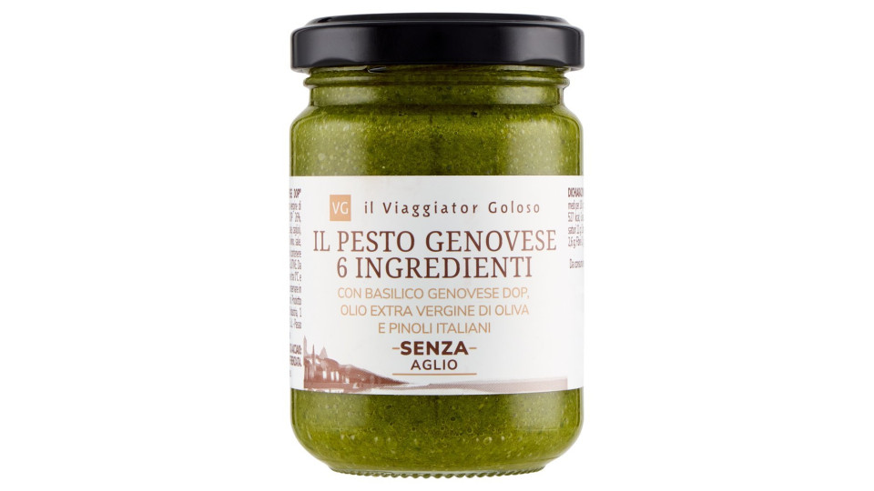 PESTO GENOVESE SENZA AGLIO DEI 6 INGREDIENTI Il Viaggiator Goloso