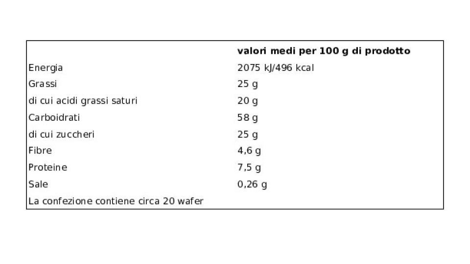 Esselunga, wafer cacao