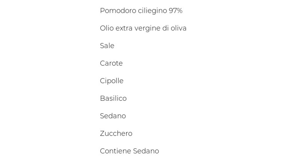 Salsa pronta di Pomodorino Ciliegino