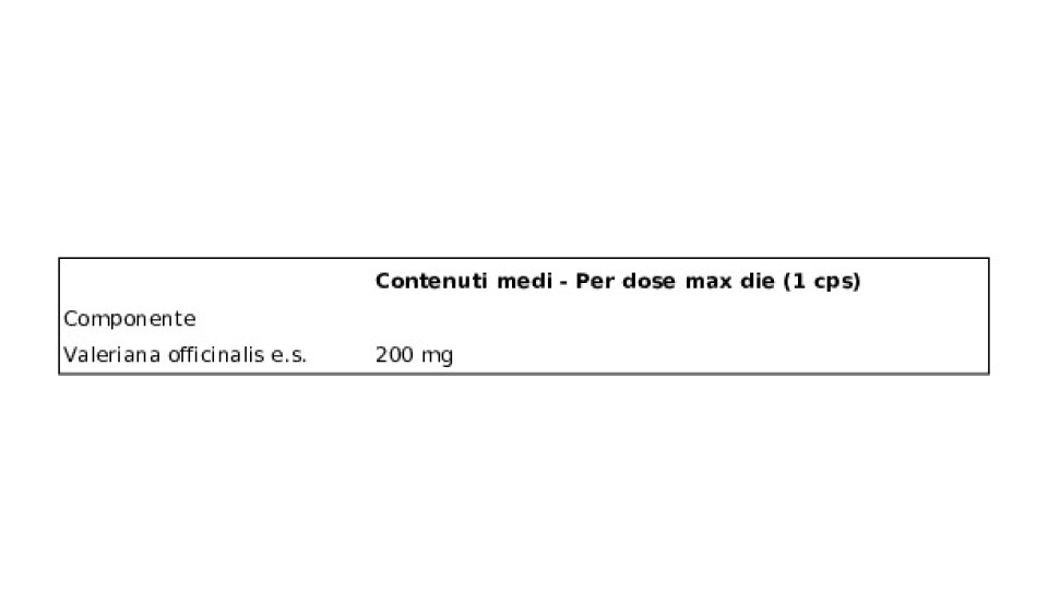 Equilibra, Valeriana 30 capsule