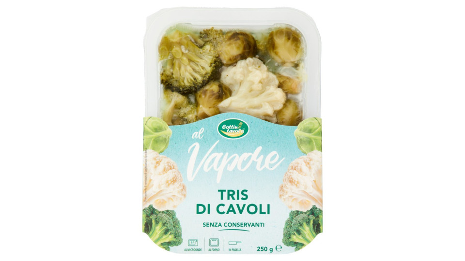 Tris di Cavoli al Vapore