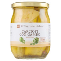 CARCIOFI CON GAMBO il Viaggiator Goloso