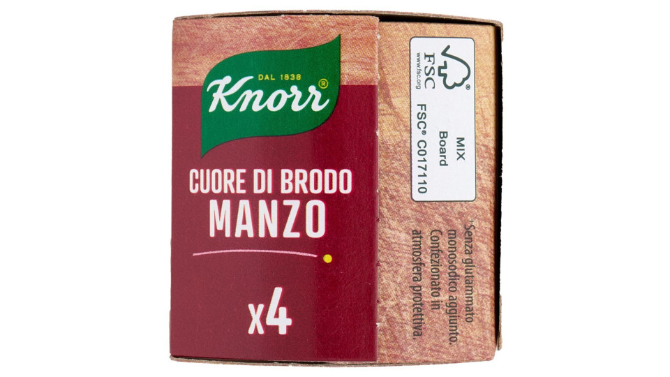 Knorr - Cuore Di Brodo, Manzo, Gia' Pronto, Da Diluire - 112 G