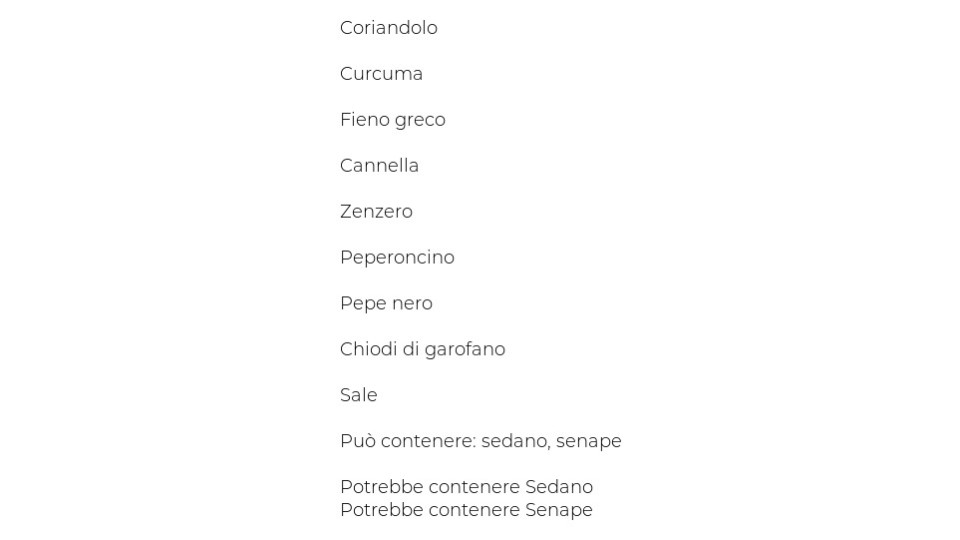 Italpepe - Curry Polvere
