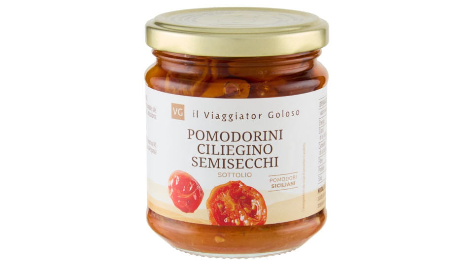 POMODORINI CILIEGINO SEMISECCHI 200 GR il Viaggiator Goloso