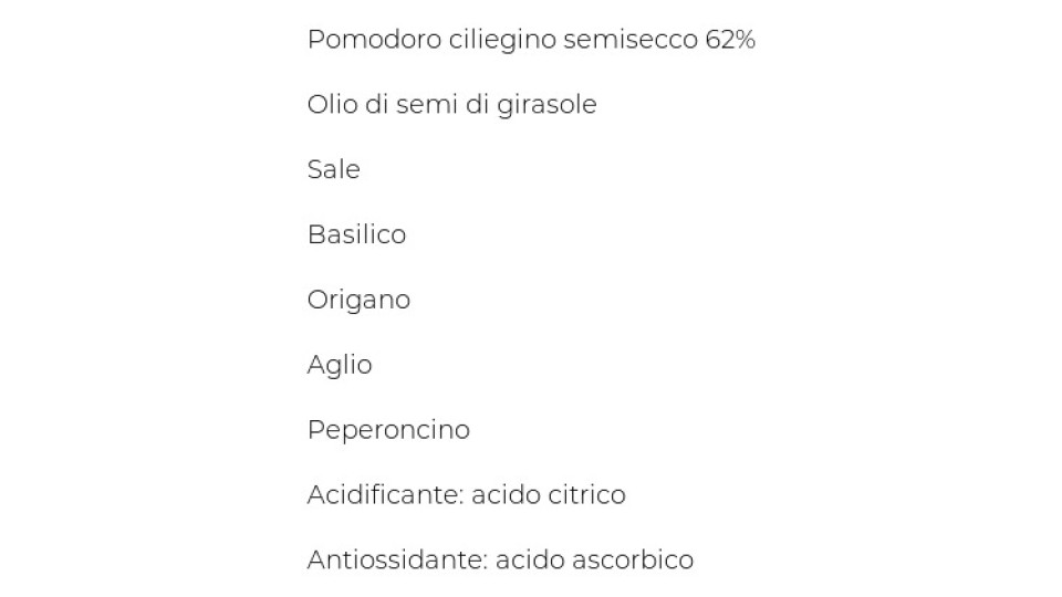 POMODORINI CILIEGINO SEMISECCHI 200 GR il Viaggiator Goloso