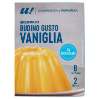 PREPARATO PER BUDINO GUSTO VANIGLIA DA ZUCCHERARE U! Confronta & Risparmia