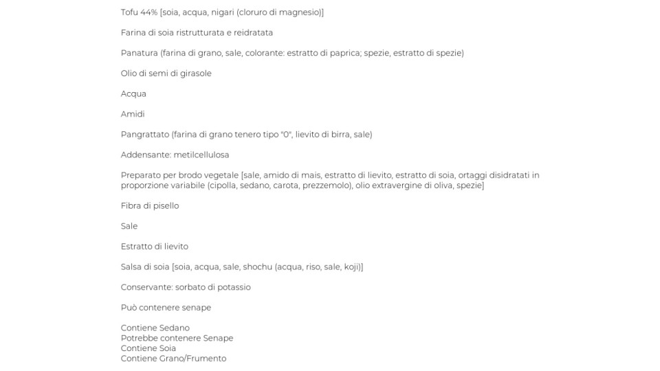 Cotoletta vegetale Kioene