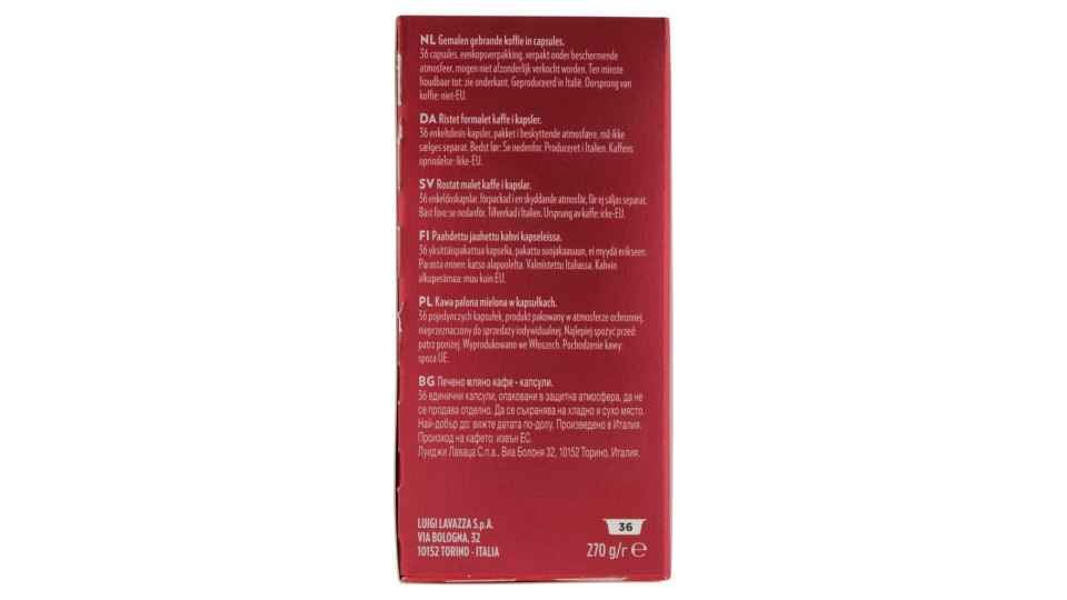 Espresso Passionale 36 Capsule Salva Aroma