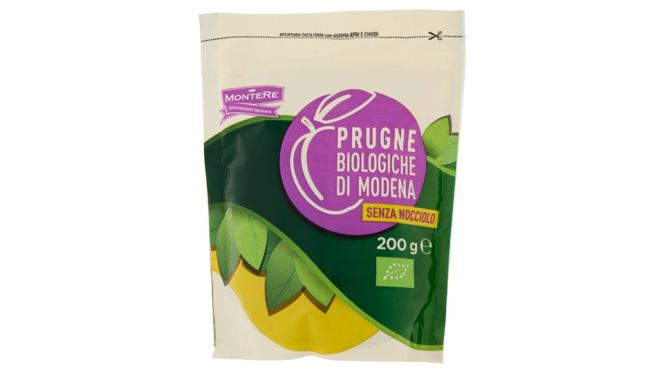 Prugne biologiche senza nocciolo Ecor