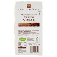 10 CAPSULE MONODOSE ESPRESSO VIVACE compatibili Sistema Nespresso il Viaggiator Goloso