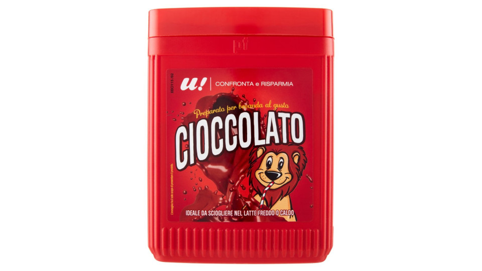 PREPARATO PER BEVANDA AL GUSTO DI CIOCCOLATO U! Confronta&Risparmia