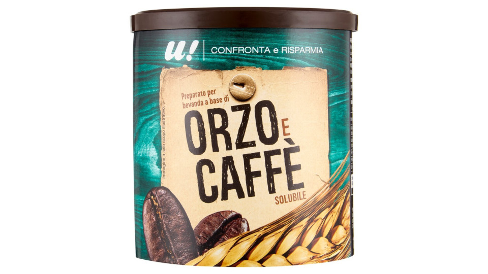 PREPARATO PER BEVANDA A BASE DI ORZO&CAFFÈ U! Confronta&Risparmia