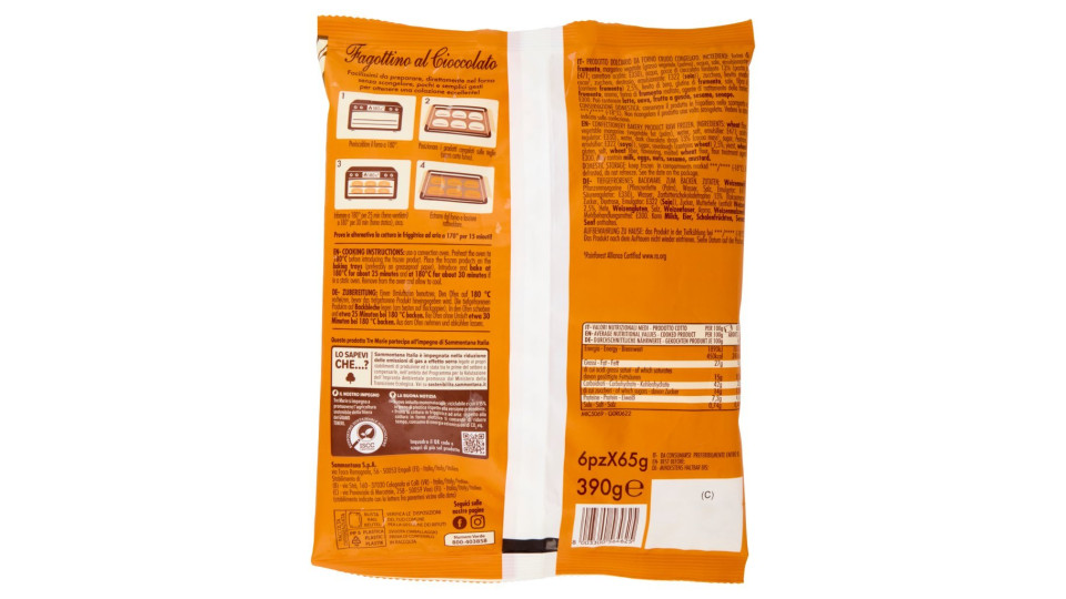 Tre Marie, fagottino al cioccolato