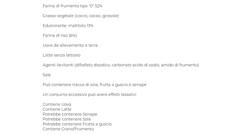 Fazzi Dolce Benessere con Riso Senza Zuccheri