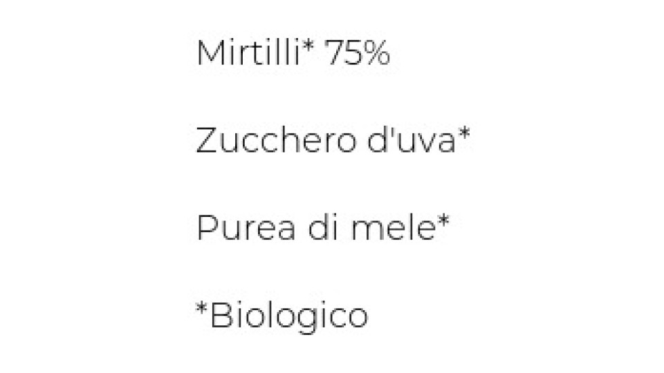 Composta di mirtilli Bio senza pectina aggiunta il Viaggiator Goloso Bio