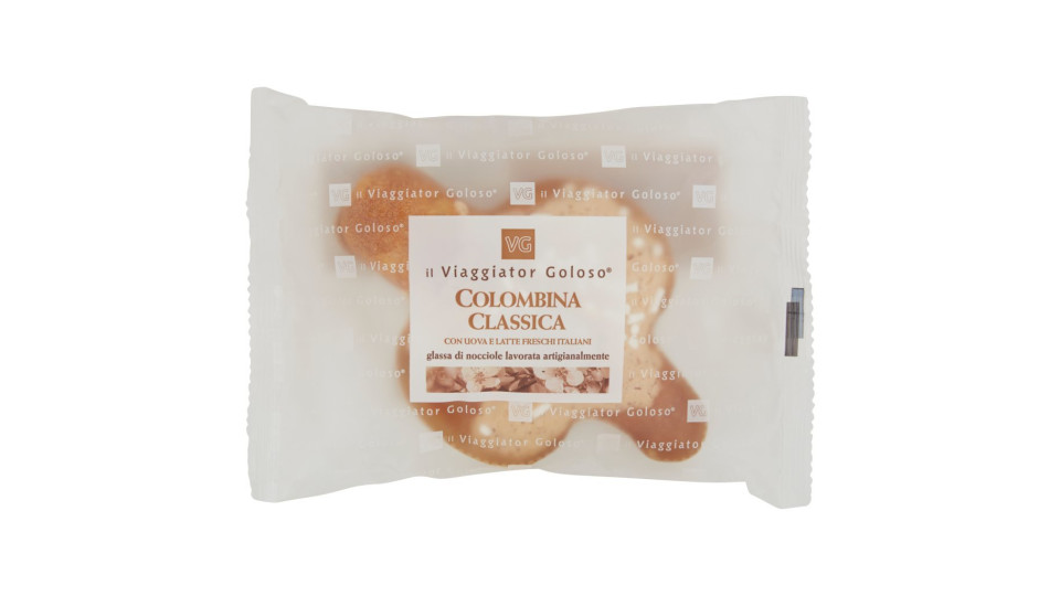 COLOMBINA CLASSICA con Glassa di Nocciole Lavorata Artigianalmente il Viaggiator Goloso