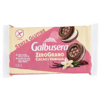 Galbusera ZeroGrano Frollini al Cacao e Crema di Vaniglia senza glutine