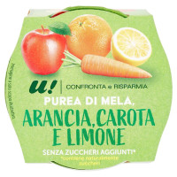 Purea di Mela e Arancia Carota Limone