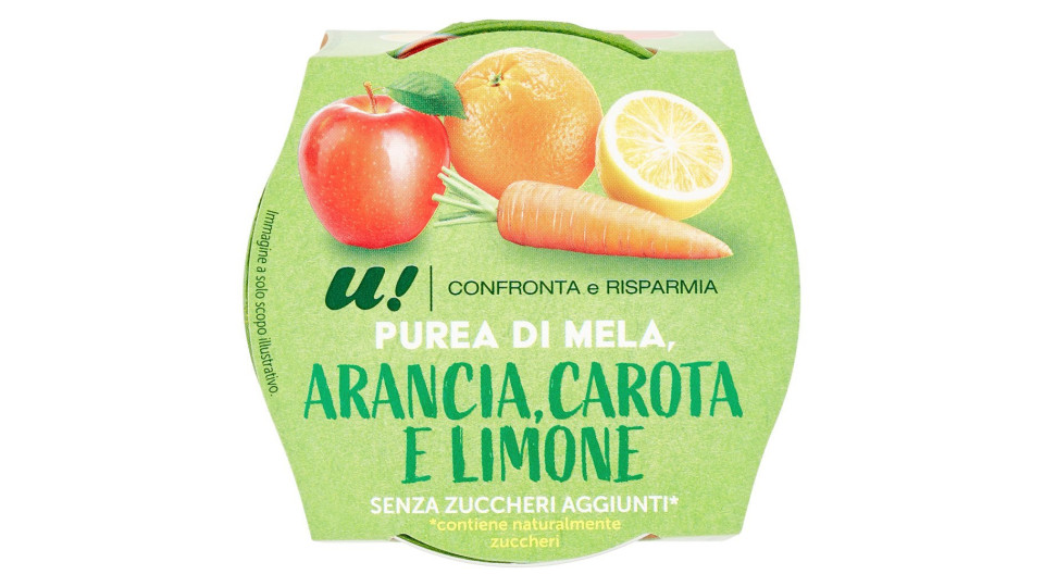 Purea di Mela e Arancia Carota Limone