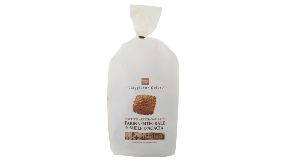BISCOTTI ARTIGIANALI CON FARINA INTEGRALE E MIELE D'ACACIA VG