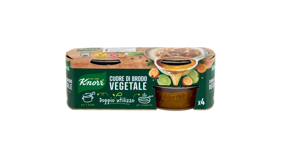Knorr - Cuore di Brodo Vegetale, gia' Pronto, da Diluire