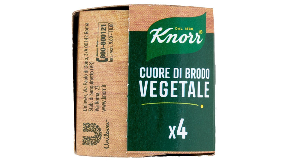 Knorr - Cuore di Brodo Vegetale, gia' Pronto, da Diluire