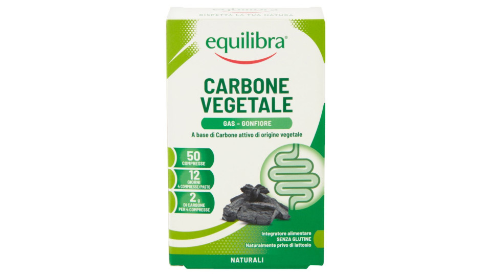 Equilibra, carbone vegetale 40 compresse
