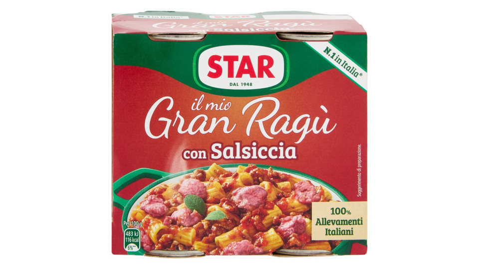 Star, Il mio gran ragù con salsiccia